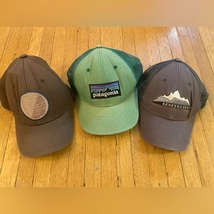 3 Patagonia hats
